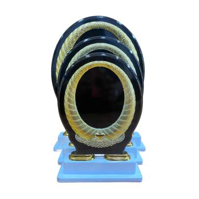 C7001 Brown Oval wooden Memento/ Corporate Memento/ Salvers/ appreciation Trophy/Award Trophy