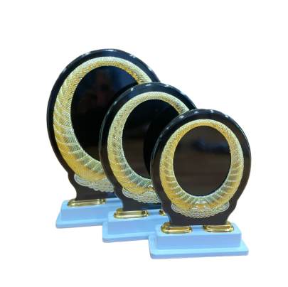 C7001 Brown Oval wooden Memento/ Corporate Memento/ Salvers/ appreciation Trophy/Award Trophy