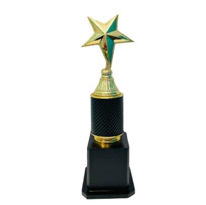 D.No. 3002 Star Design Trophy/Premium Fiber Metallic Trophy/Corporate Trophy