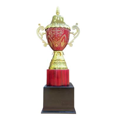 D1012/Big Size Premium Metal Trophy With wooden base/Sports Trophy/Corporate Sports Trophy