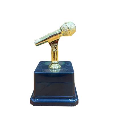 Golden Fiber Mic Trophy for Singing Award  Event   Functions