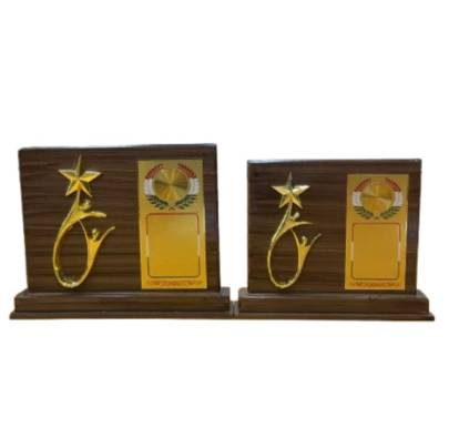 Memento Wooden Star/Wooden memento/Corporate memento