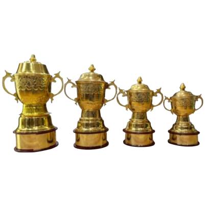New King Trophy Premium Quality Metal Award Trophy Cricket Tournament Trophy