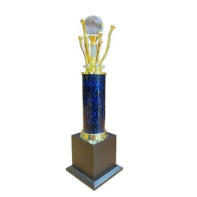 YKM 204/Premium Quality Metal Crystal Trophy/Corporate Trophy