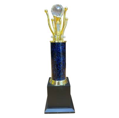 YKM 204/Premium Quality Metal Crystal Trophy/Corporate Trophy